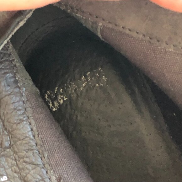 CAMPER Laika women’s leather black ankle boot violet platform soles zip up EU37 - Picture 15 of 16